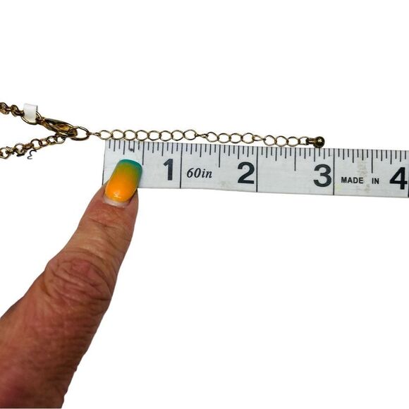 NWT Handmade Pink, Red & White Statement Necklace - Picture 11 of 12